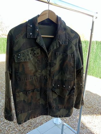 Veste style camouflage 