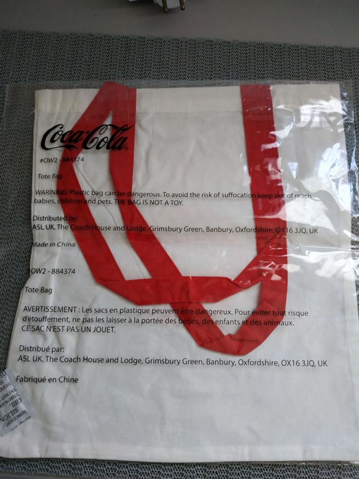 Tote bag coca cola collector - photo numéro 2