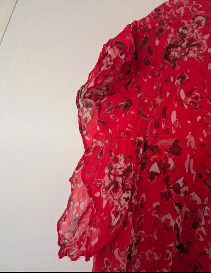 Robe a volants imprimé floral Iro - photo numéro 7