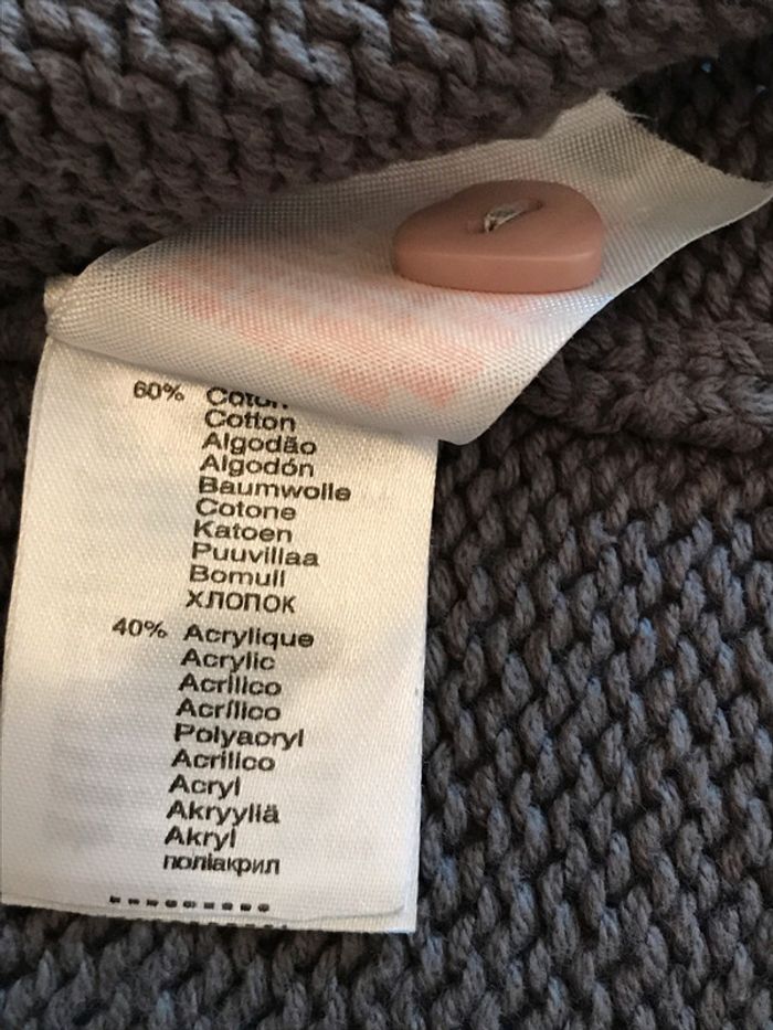 Pull Gris en Laine avec Col Roulé - photo numéro 4