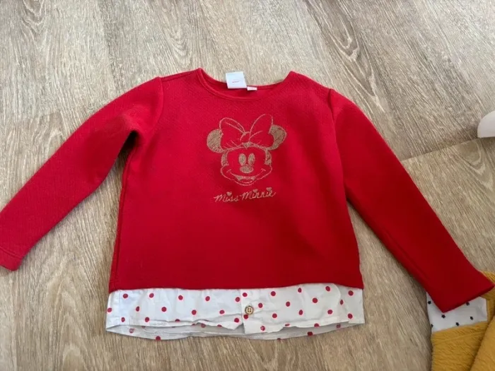 Pull fin effet chemise 4 ans - photo numéro 2