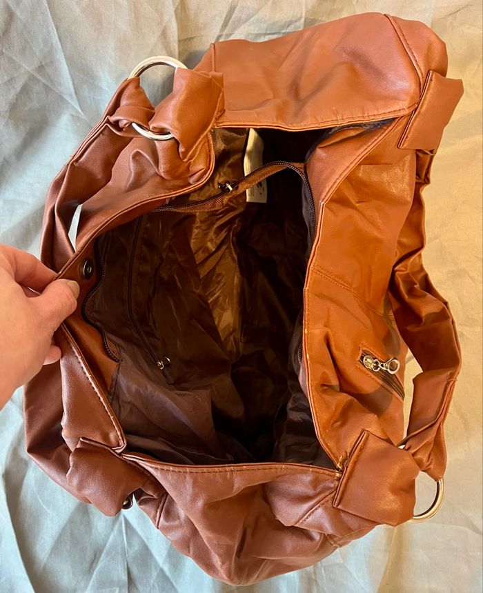 Sac cabas marron camel – 5th Avenue Paris Store – Neuf avec étiquette - photo numéro 8