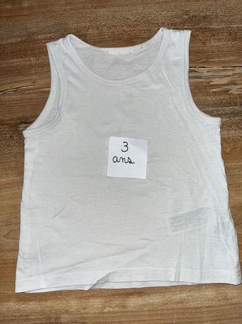 Maillot de corps 3 ans