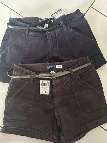 Lot de 2 shorts okaidi neufs 14 ans