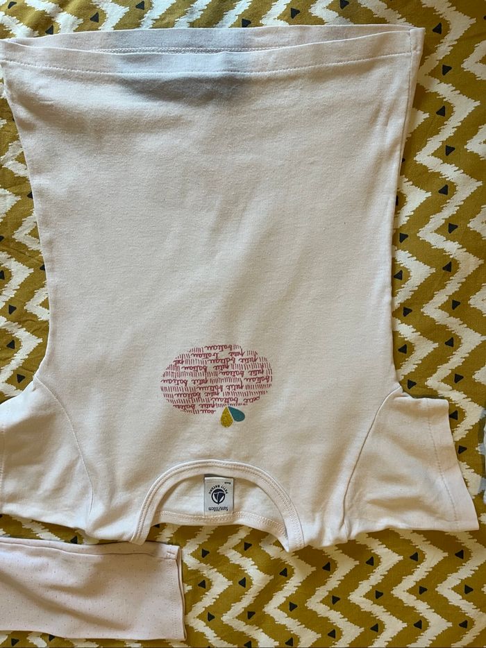 Lot de maillots corps 5-6ans fille petit bateau/dpam - photo numéro 2