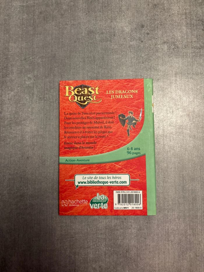 Livre la bibliothèque verte beast ouest les dragons jumeaux - photo numéro 2