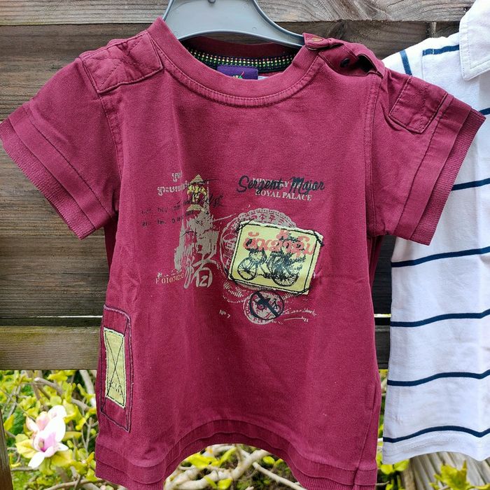 Lot t-shirt 24 mois sergent major - photo numéro 2