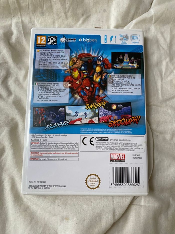 Jeu Nintendo wii Marvel super heroes 3D - photo numéro 4