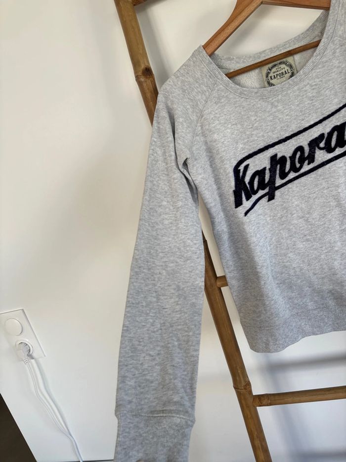 Pull gris Kaporal taille XS - photo numéro 5