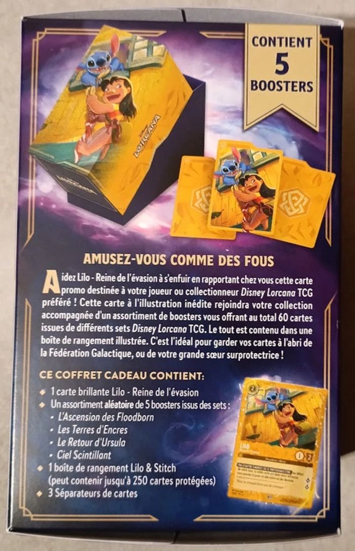 Lorcana - Coffret Cadeau Lilo - Envoi pour le 21 mars - photo numéro 2