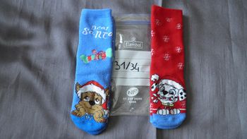 Lot de 2 paires de chaussettes mixte Pat Patrouille 31/34