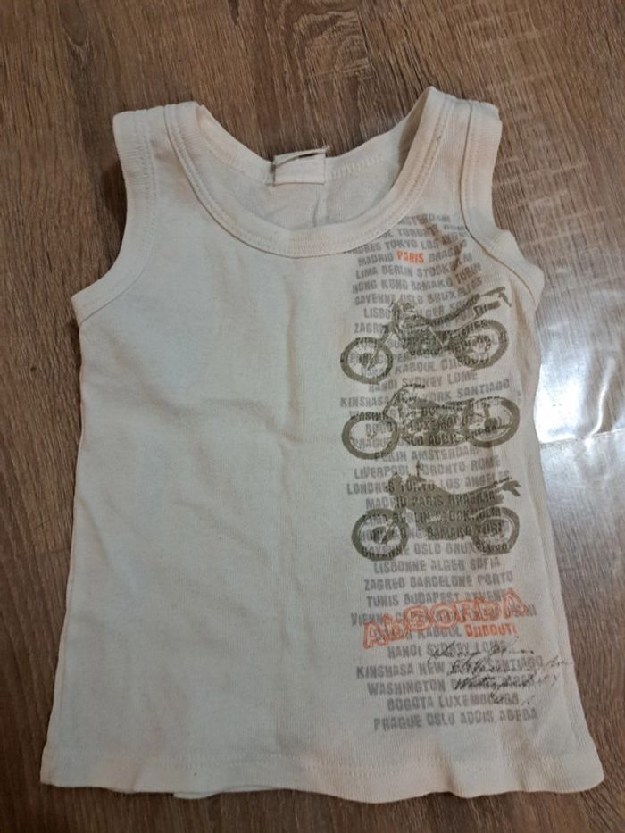 Débardeur motif moto Absorba