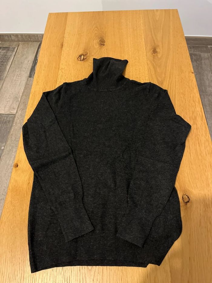 Pull col roulé femme