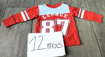 Lot n°297 T-shirt manches longues H&M 12 mois