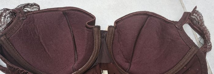 Bustier / caraco / corset marron avec dentelle Etam - photo numéro 6