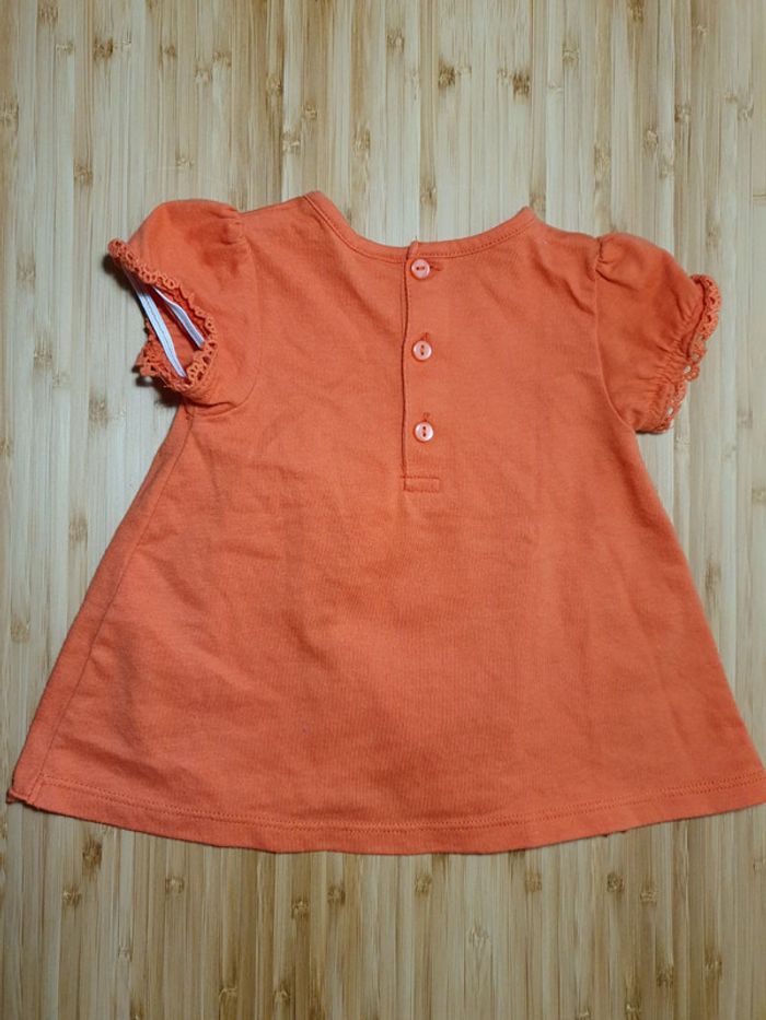 Blouse chemise haute t-shirt 6 mois - photo numéro 4