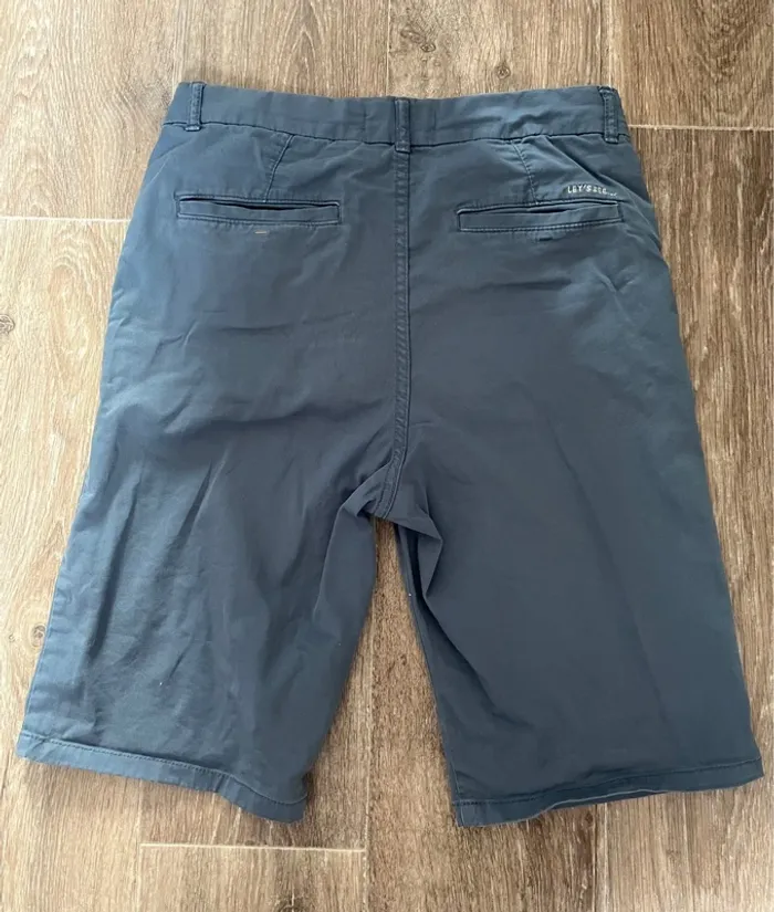 Bermuda bleu gris Zara 13/14 ans - photo numéro 6