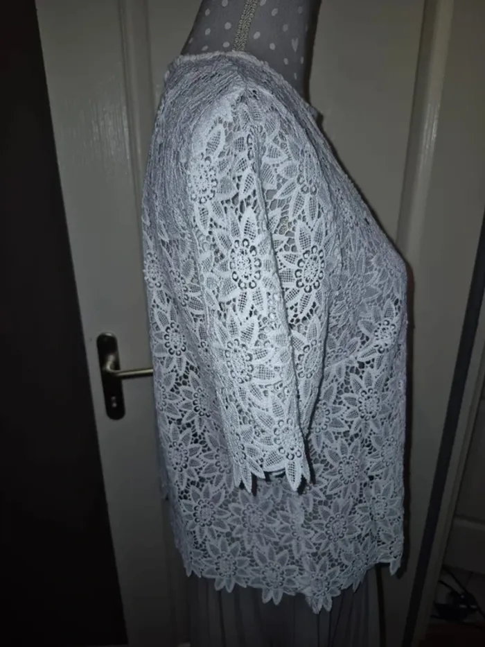 Blouse dentelles Zara - photo numéro 4