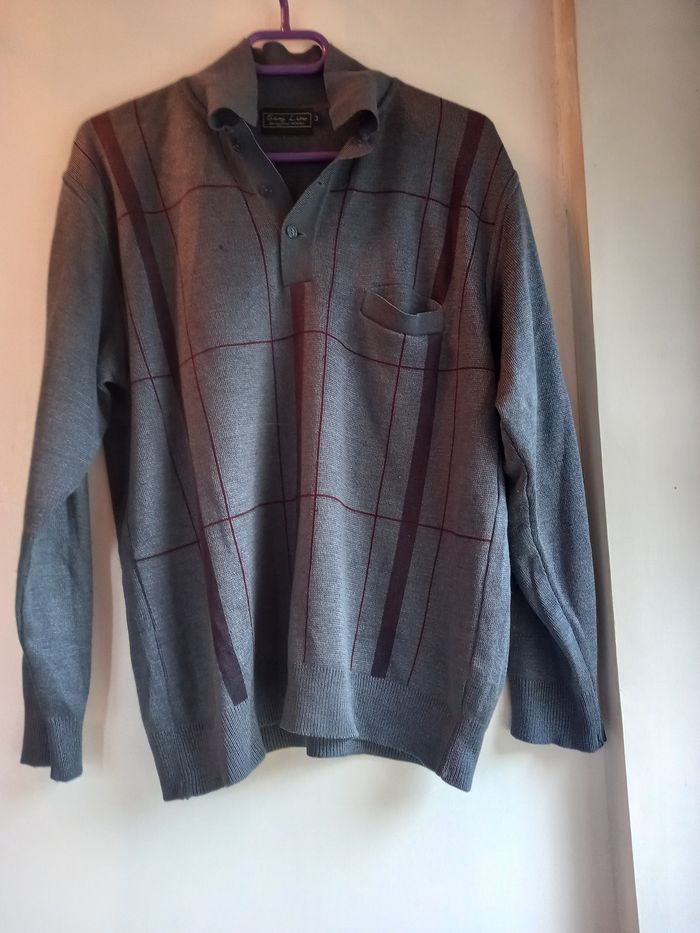 Pull gris - photo numéro 4