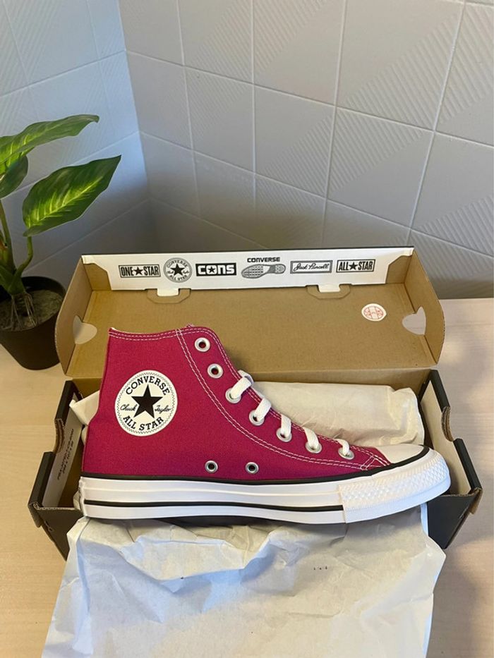Converse Chuck Taylor All star bordeaux / purple - photo numéro 11