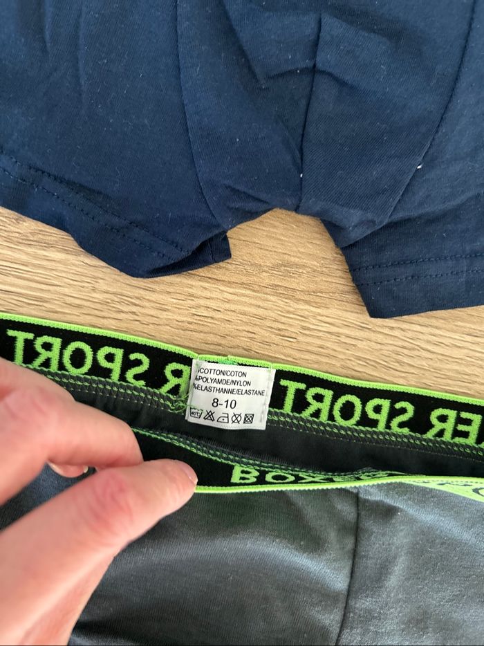 Lot de 3 Boxers Caleçons garçon taille 8-10 ans - photo numéro 4