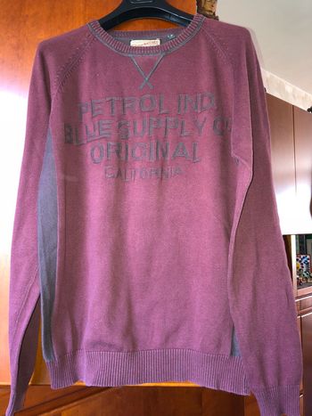 Pull bordeau M Petrol Industries