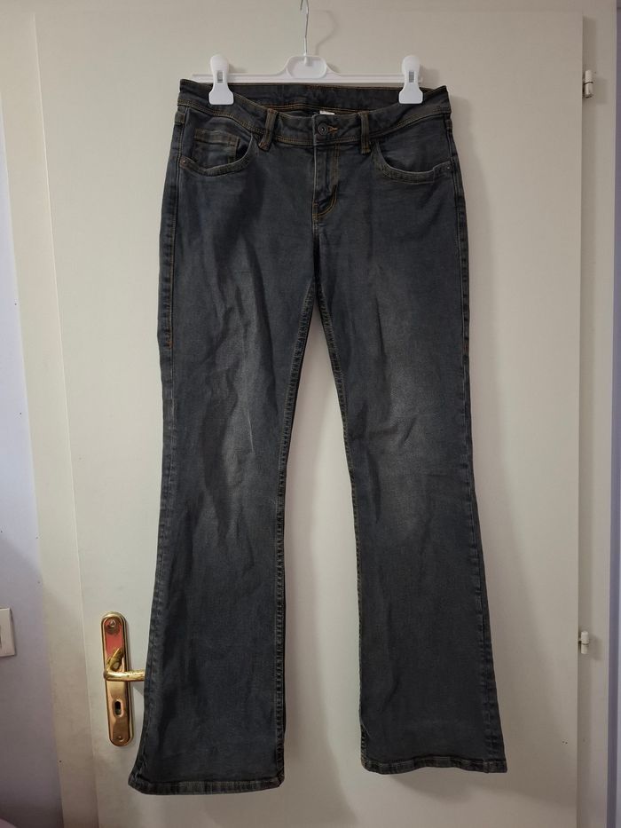 Jean taille basse bootcut