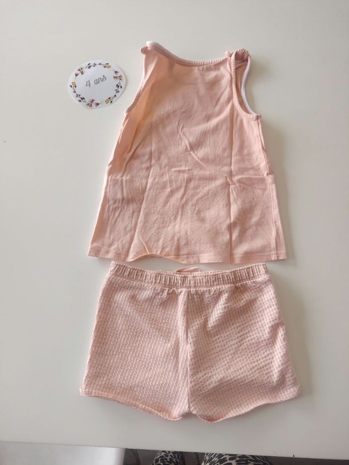 Lot de 2 pyjamas d'été en taille 4 ans de la marque okaidi - photo numéro 2