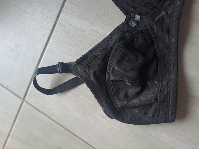 Soutien-gorge triangle noir Taille 1XL - photo numéro 2