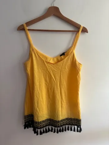 débardeur jaune Etam en taille S
