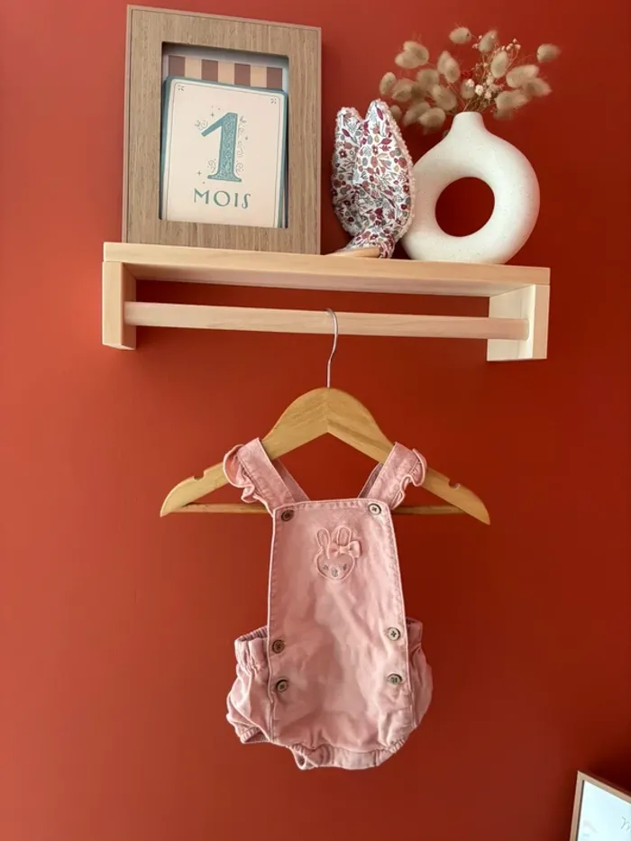 Salopette rose bébé taille 1 mois orchestra - photo numéro 2