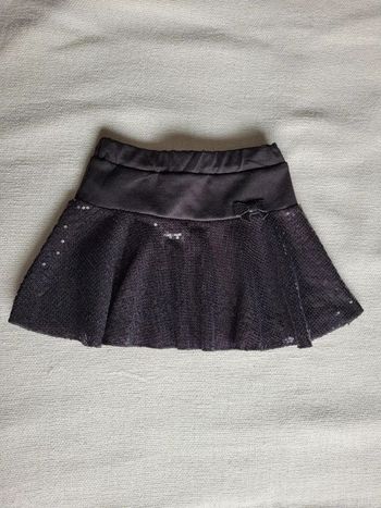 jupe noir à sequins lora daly 5 ans