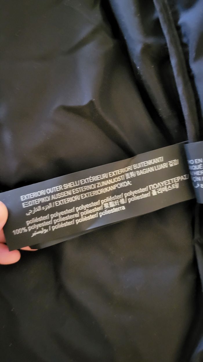 doudoune noir pull and bear - photo numéro 9