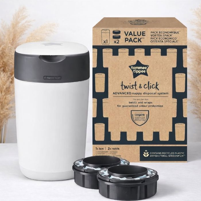 Tommee Tippee Poubelle à couches Twist & click + 2 recharges neuve dans le carton - photo numéro 5