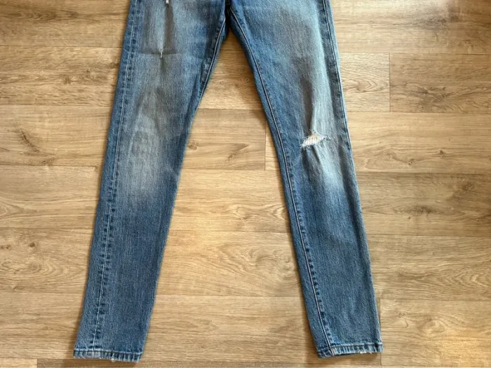 Levi ´s Jean, femme bleue modèle 501 S - photo numéro 5