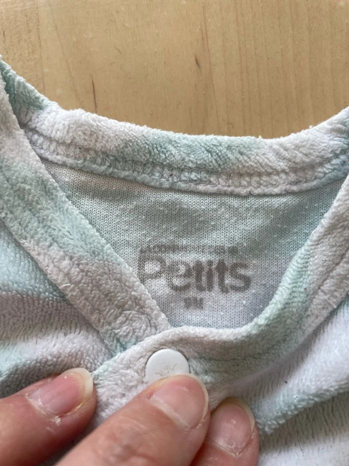 Lot de 3 pyjamas chaud 9 mois unisexe - photo numéro 3