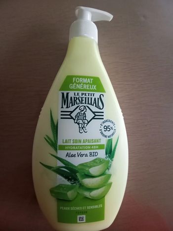 Lait soin apaisant hydration 48h le petit marseillais