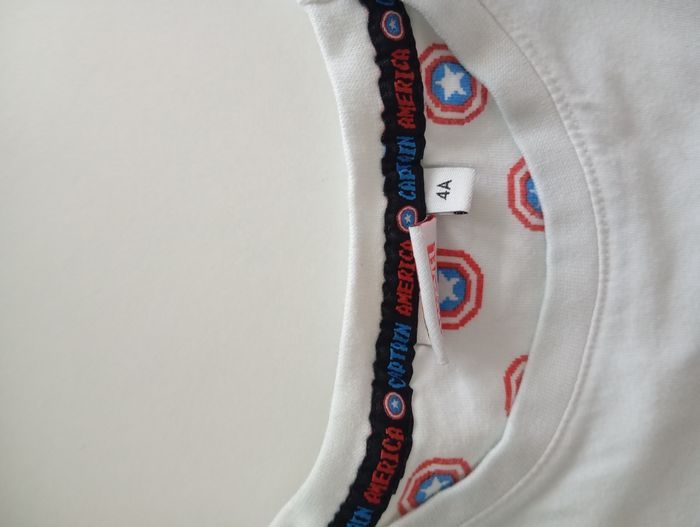 T-shirt garçon Captain America - photo numéro 2