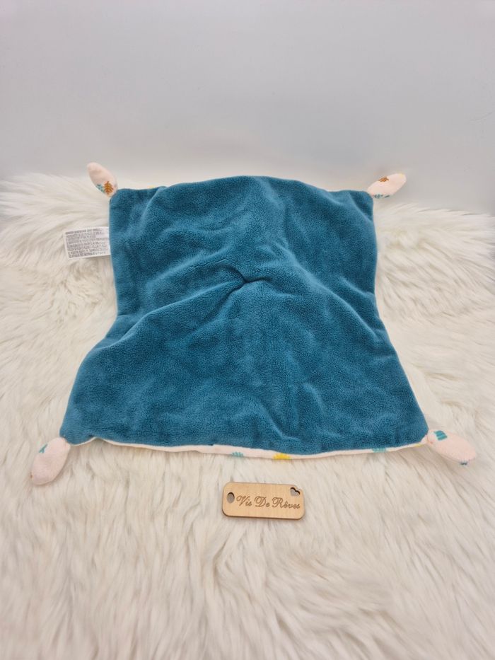 Doudou Plat Carré Simba Le Roi Lion Disney feuilles soleil - photo numéro 4