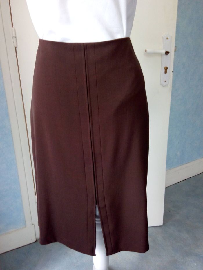 Faby27800 Jupe femme "Caroll", couleur marron, T 42 - photo numéro 2