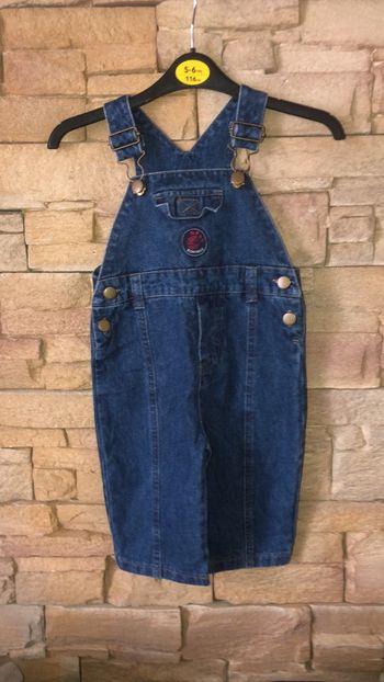 Salopette Jean légère 100% coton 6 mois