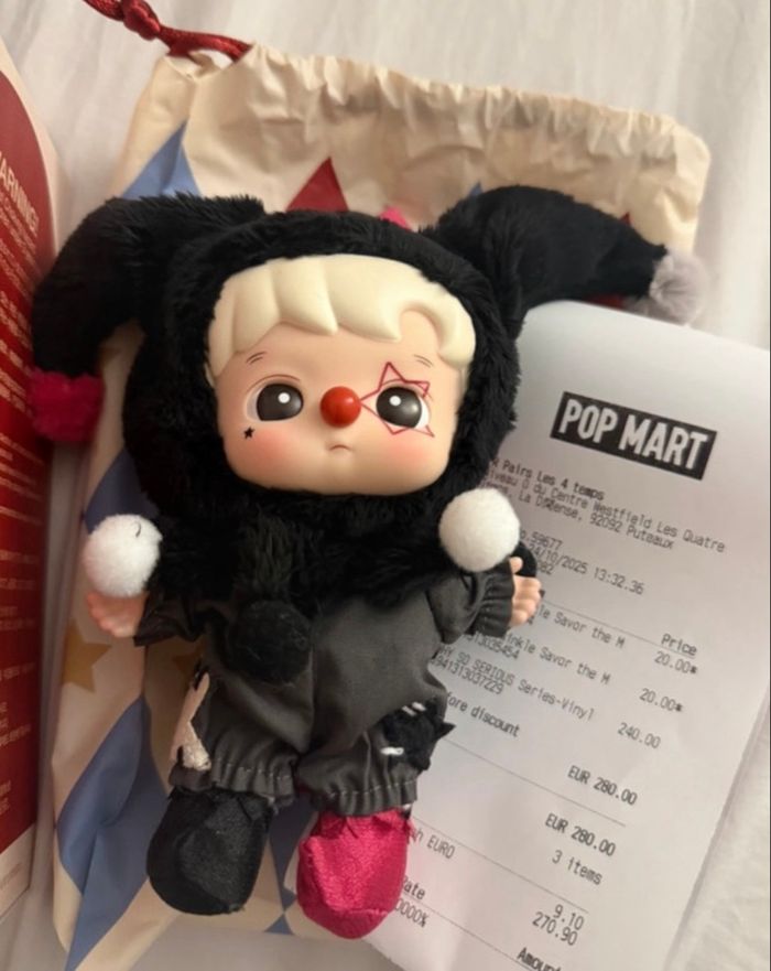 Popmart - Why so serious Series - Vinyl Plush Pendant « Shadow Joker »