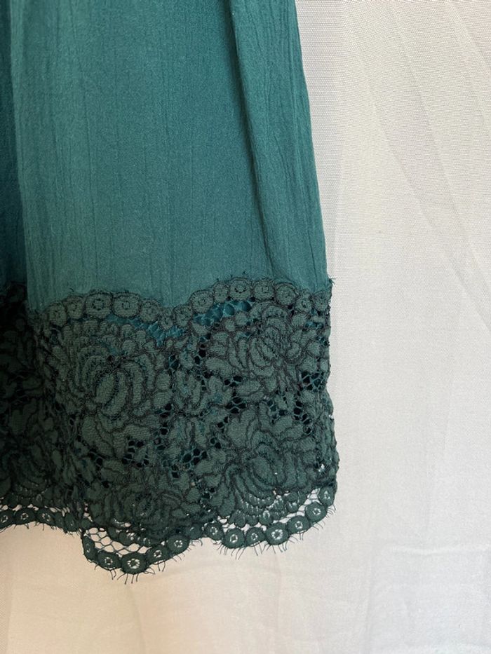 Robe verte dentelle - photo numéro 2