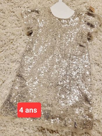 Robe sequin Noël fête