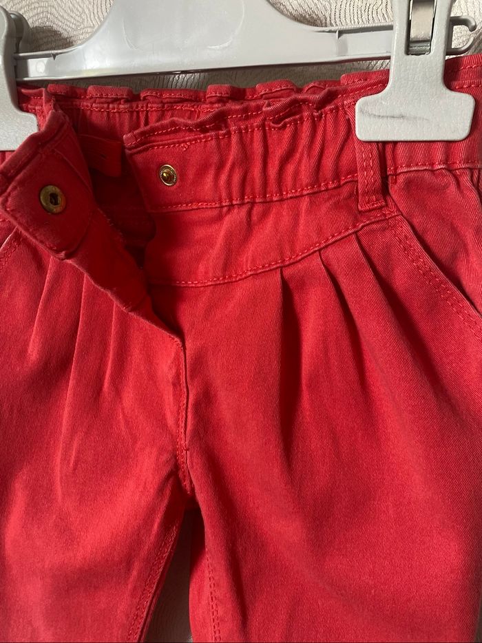 Joli pantalon saumon à plis 2 ans tape à l'œil - photo numéro 2