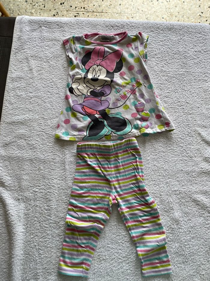 T24mois ensemble tee shirt + corsaire