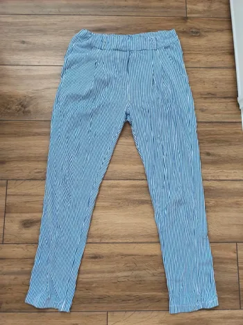 Pantalon à rayures bleu