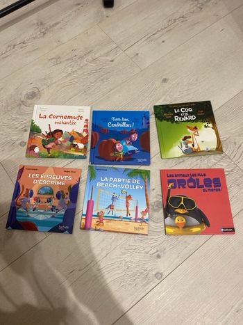 Lot de six livres de la collection McDo