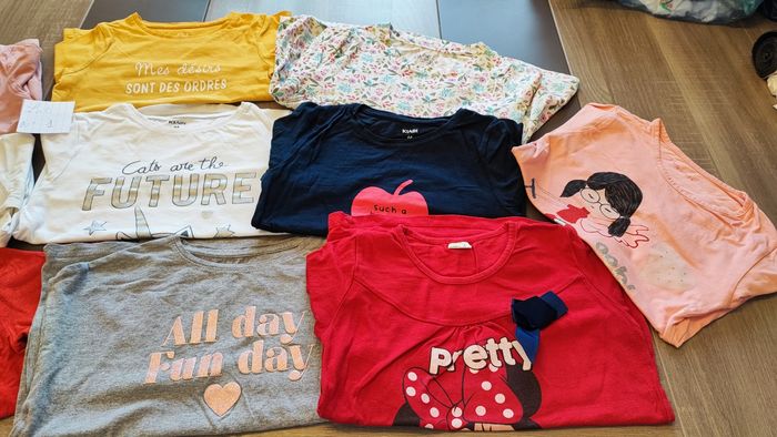 Lot de 10 Tshirt manche longue fille 6 ans 🌺 - photo numéro 2