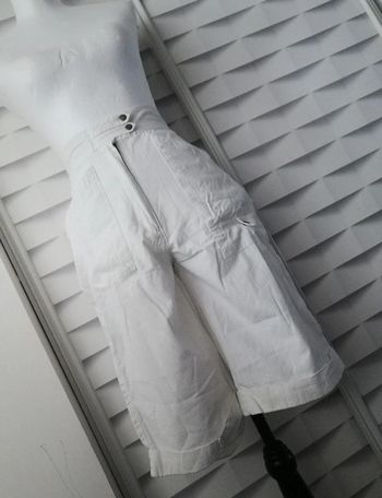 Short 100%coton blanc